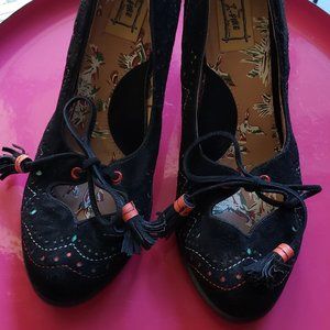 Miss L Fire Suede Heels